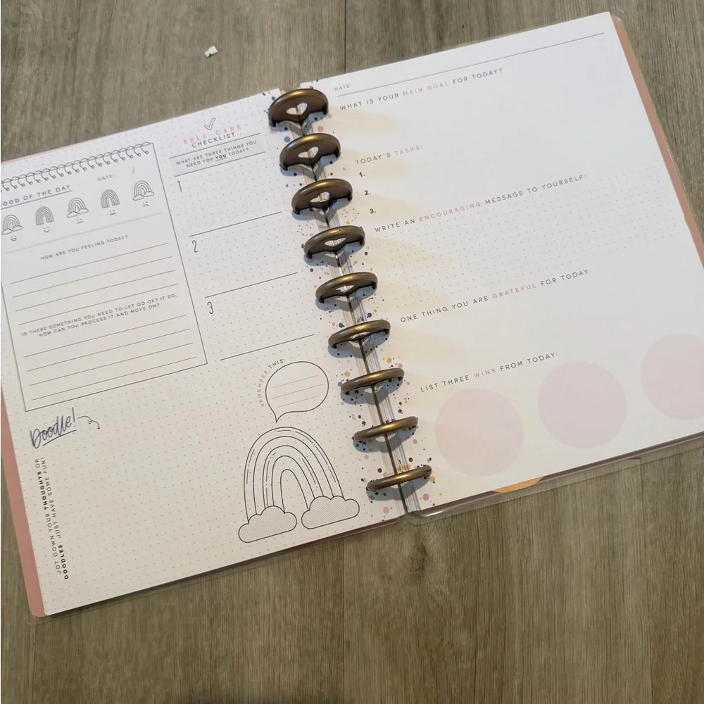 The Happy Planner - Coral Abstract Design